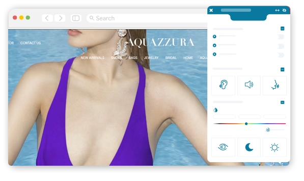 Image of aquazzura website