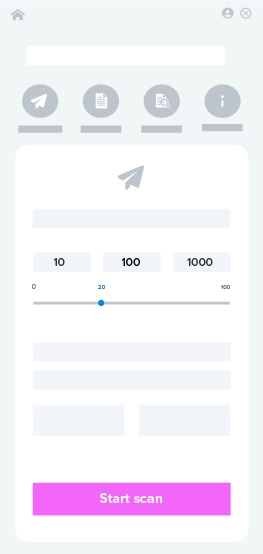 Crawler extension menu