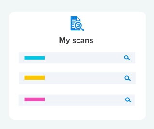 List of My scans results