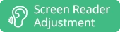 Screen Reader Adjustment icon