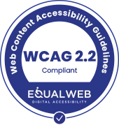 WCAG 2.2 compliant badge