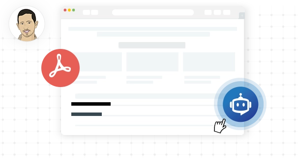 Website interface with icons and graphics.