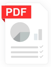 PDF document icon with charts and checkmarks.