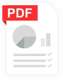 PDF document icon with charts and text.