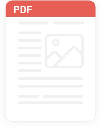 PDF icon with text and image outline.