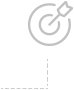 Graphic figure of a speech bubble and arrow.