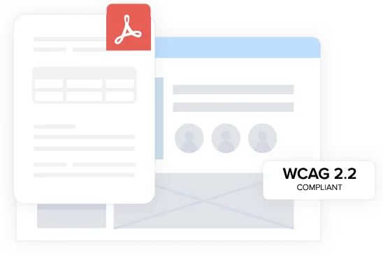 PDF file WCAG 2.2 compliant