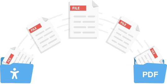 image of pdf files