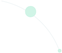 Graphic figure with a light green circle.