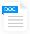 Icon of a document file labeled "DOC".