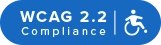 WCAG 2.2 Compliance logo.