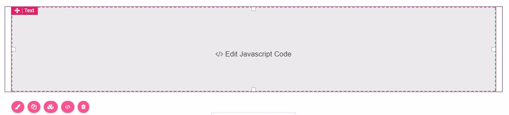 Code editor screenshot at Appdrag platform
