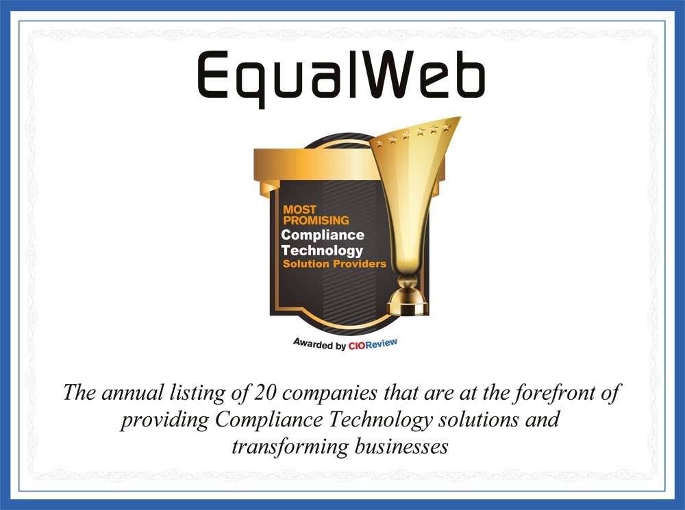 Equalweb is listed among the 20 most forefront companies providing Compliance Technology Solutions 