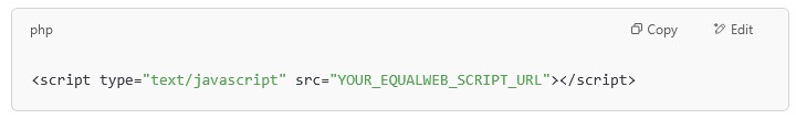 EqualWeb JavaScript Example Code