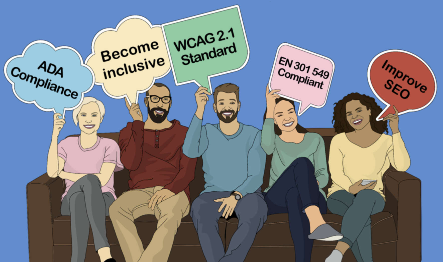 Website disability access: countries and history