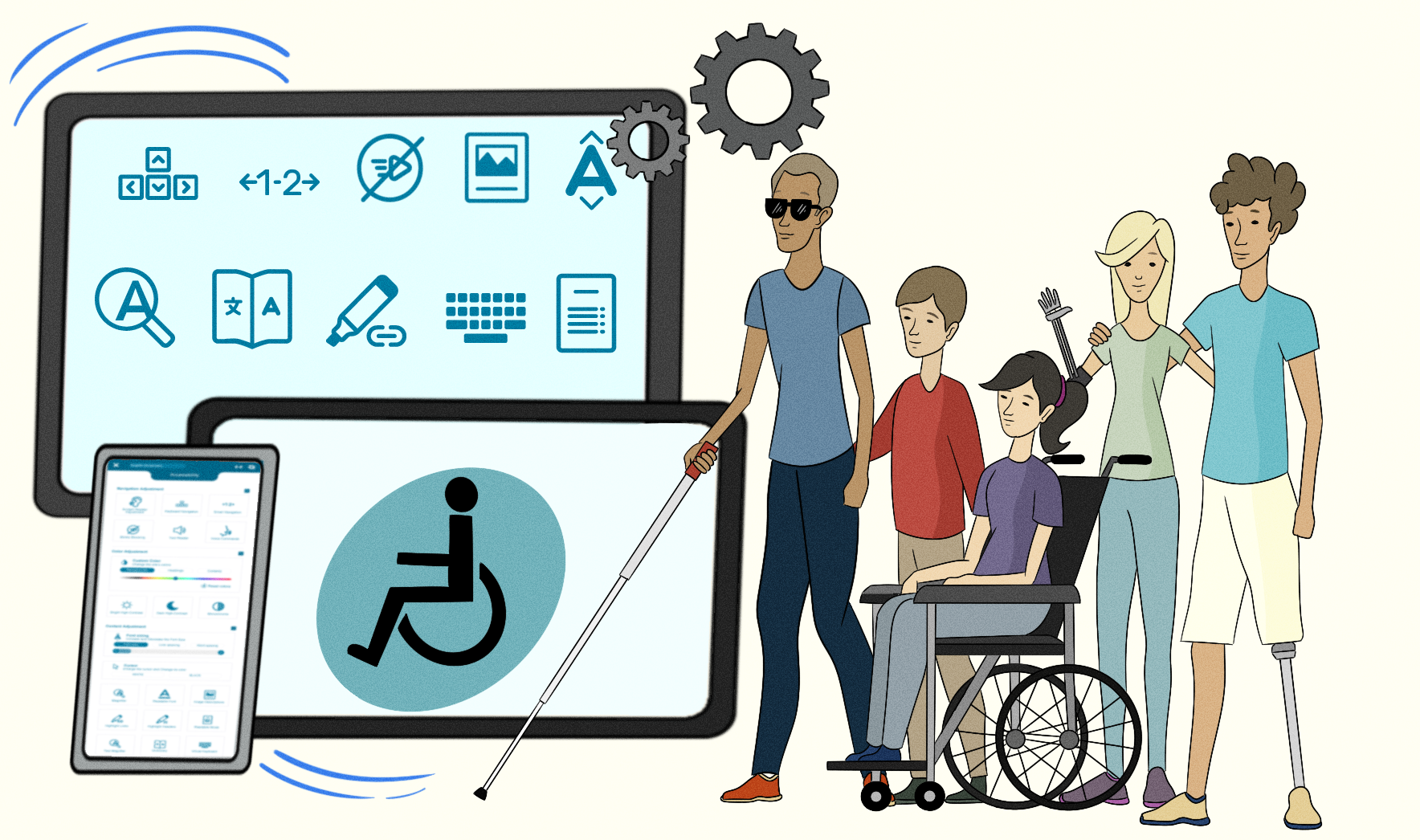 The road to an equal web includes assistive technology
