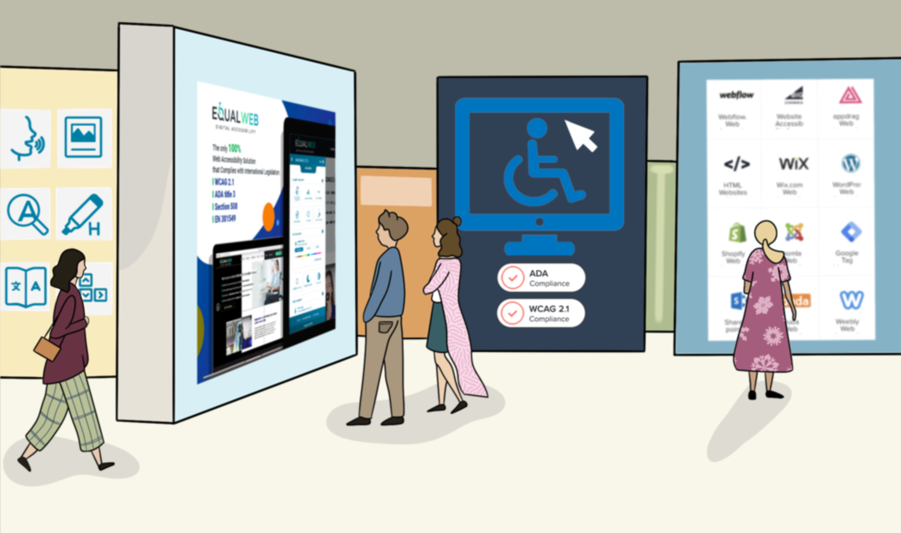 Accessible design as key feature of web accessibility compliance