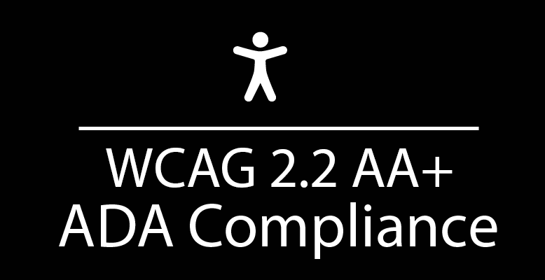 Badge- WCAG 2.2 AA+ ADA Compliance