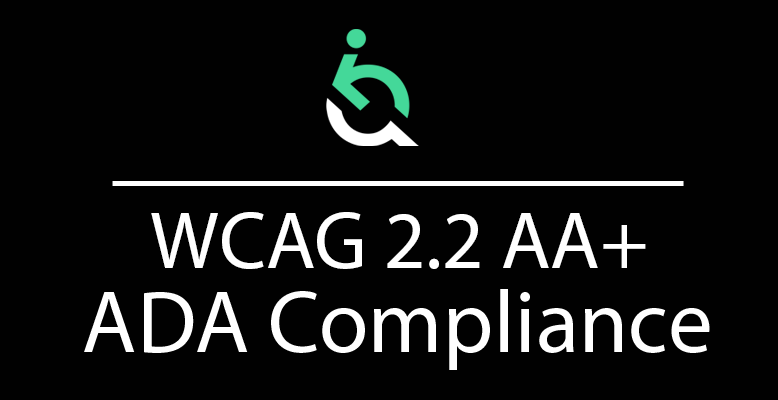 Badge- WCAG 2.2 AA+ ADA Compliance