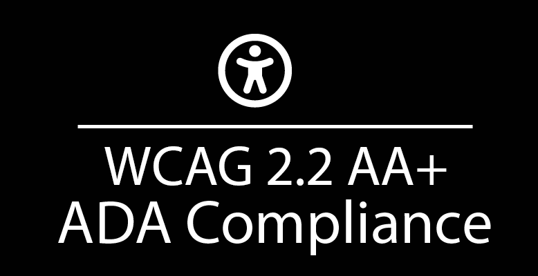 Badge- WCAG 2.2 AA+ ADA Compliance