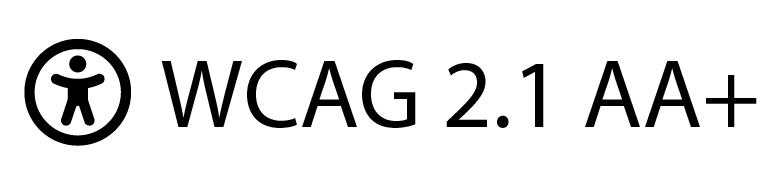WCAG 2.1 AA+ Badge