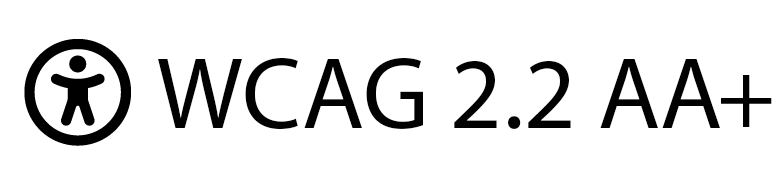 WCAG 2.2 AA+ Badge