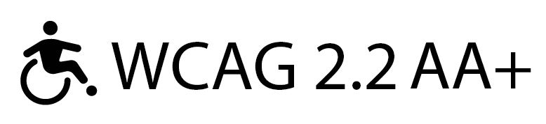 WCAG 2.2 AA+ Badge