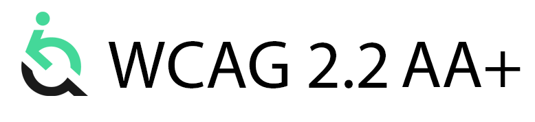 WCAG 2.2 AA+ Badge