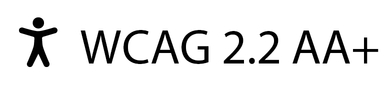 WCAG 2.2 AA+ Badge