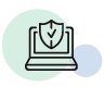 Security and laptop icon