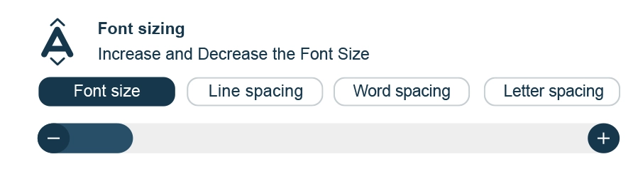 Font sizing