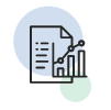 Document and graph icon